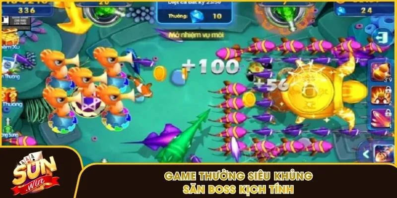 Game thưởng siêu khủng, săn boss kịch tính