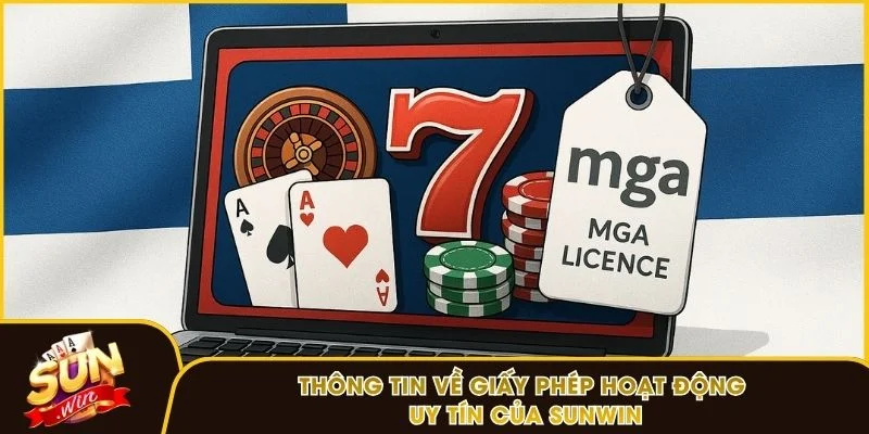 Thông tin về giấy phép hoạt động uy tín của Sunwin